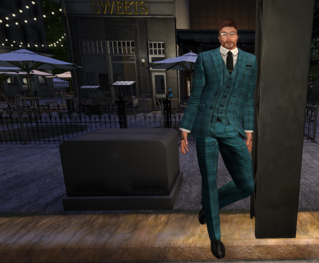gage 3 piece check suit